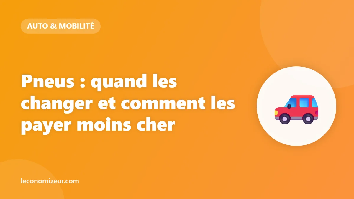 Pneus : quand les changer et comment les payer moins cher