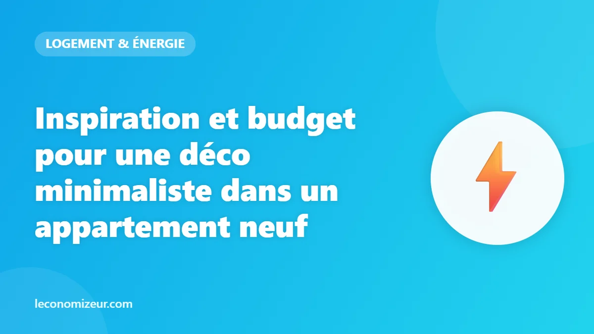 Inspiration et budget pour une déco minimaliste dans un appartement neuf