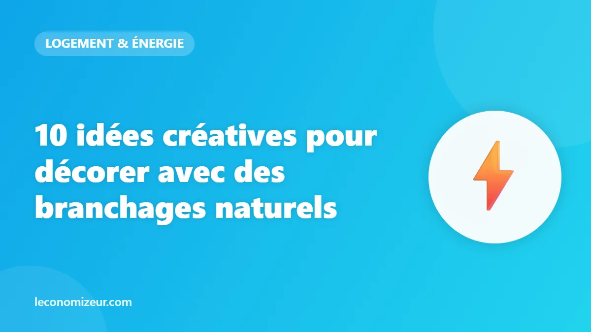 10 idées créatives pour décorer avec des branchages naturels