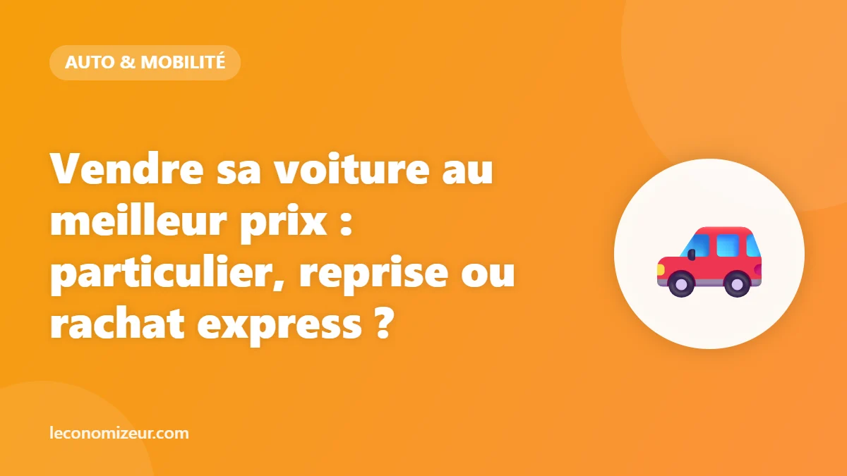Vendre sa voiture au meilleur prix : particulier, reprise ou rachat express ?
